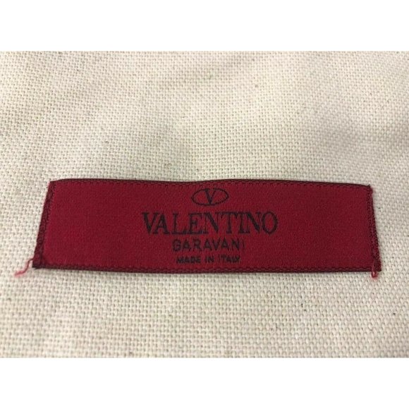 Valentino Dust Bag Storage Cover Pouch Drawstring Cream 13" X 12" - Picture 6 of 6